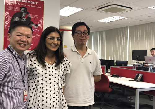 Finance and Tax teams from Mammoet Singapore